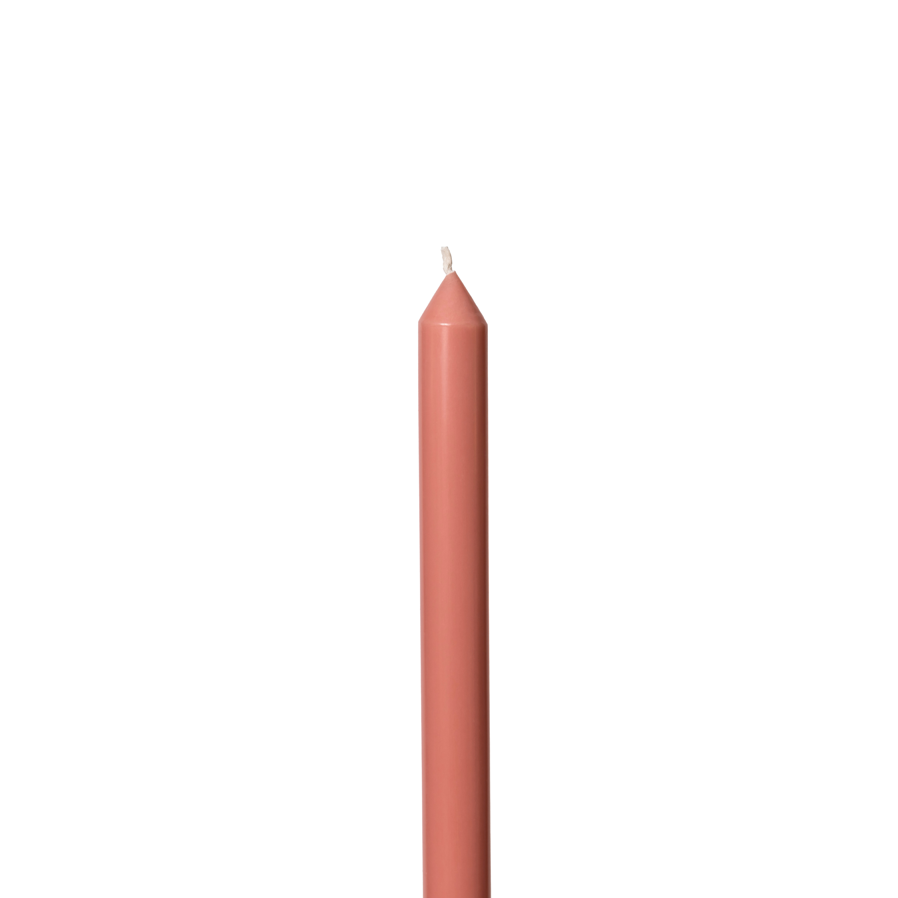 ROSE TAPERED CANDLE PAIR
