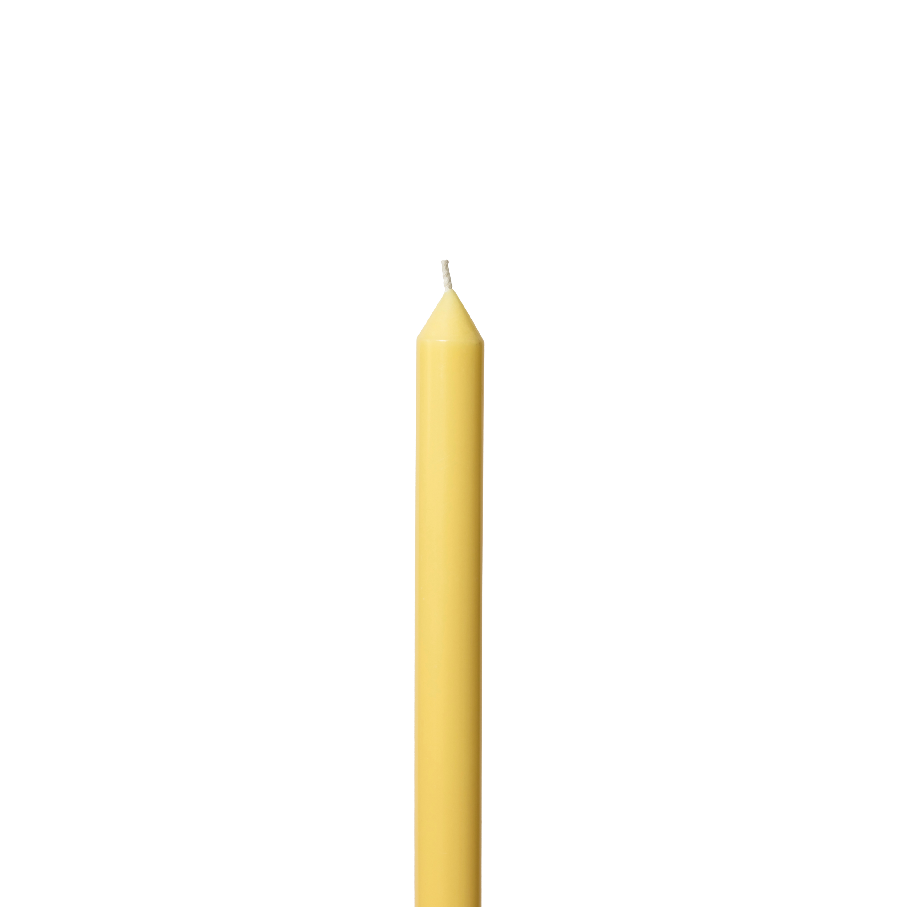 BUTTER TAPERED CANDLE PAIR