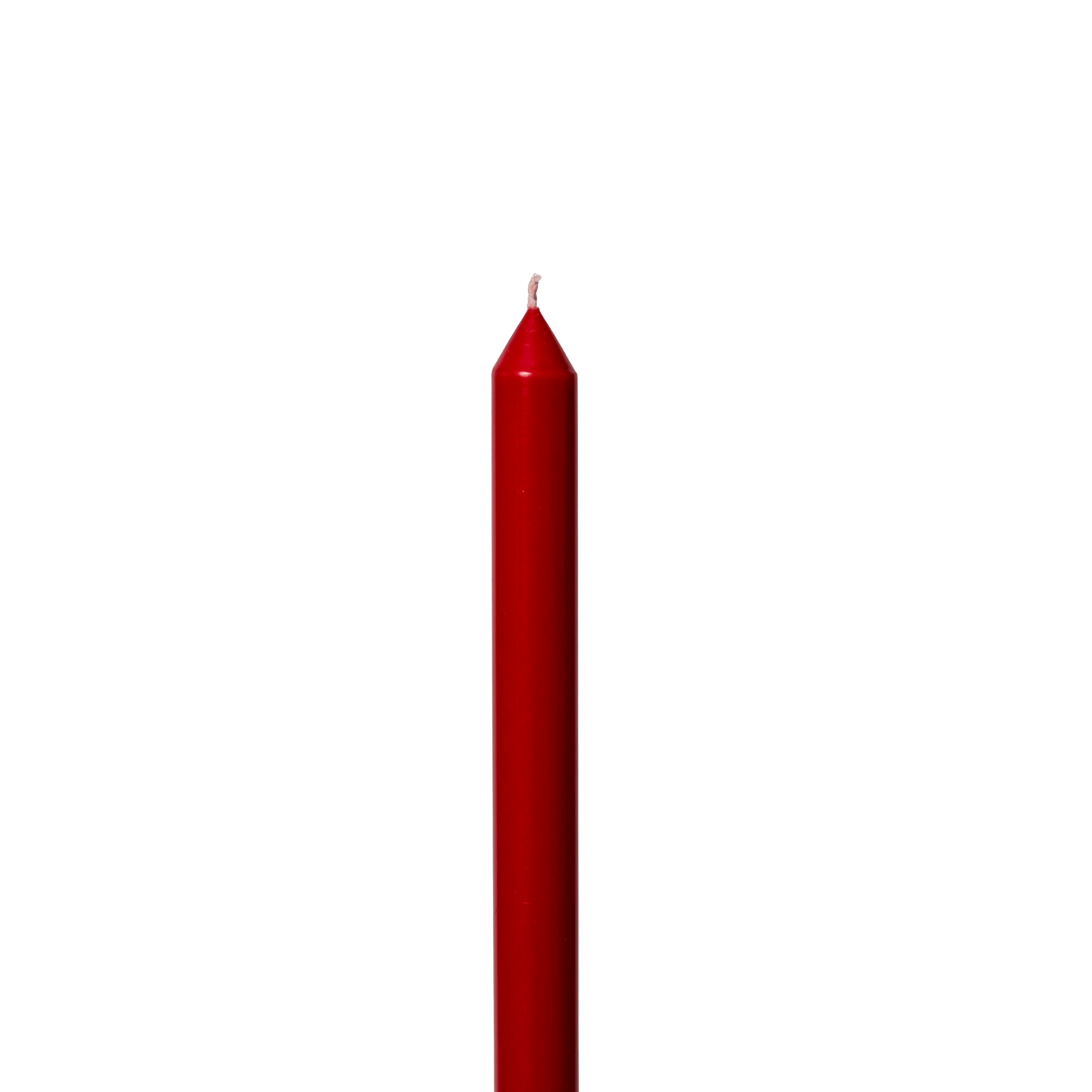 RASPBERRY TAPERED CANDLE PAIR
